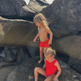 Bokumaia Zala Mini Red Kids Swimwear