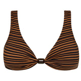 Delphine Top Mocha Stripe