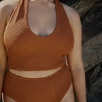 Bikini Top in Caramel - Bokumaia Australian Swimwear