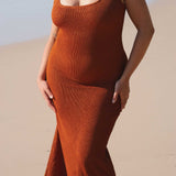 Solstice Midi Dress Caramel